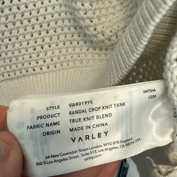 Varley Randal Crop Knit Tank - Picture 4 of 4